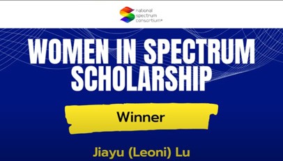 Leoni Lu Receives the NSC Women in Spectrum Scholarship Award