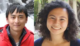 FlexICoN's Jin and Nicole received EE department awards